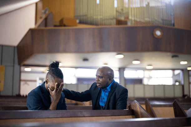 Church leader in reflection